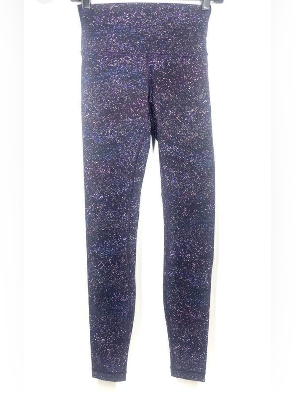 Lululemon Wunder Under High Rise Speckled Galaxy Leggings 28” Inseam Women 4